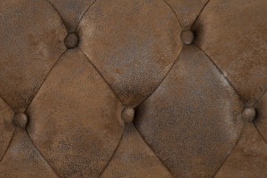 Canapé 3 places design chesterfield coloris marron