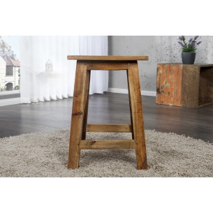 Tabouret design de 45cm en bois massif recyclé Tabouret design de 45cm en bois massif recyclé
