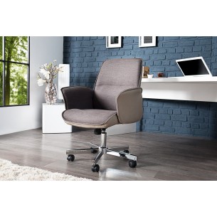 Chaise de bureau professionnel moderne coloris grège Chaise de bureau professionnel moderne coloris grège