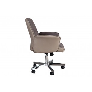 Chaise de bureau professionnel moderne coloris grège Chaise de bureau professionnel moderne coloris grège
