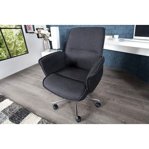 Chaise de bureau professionnel réglable coloris gris Chaise de bureau professionnel réglable coloris gris