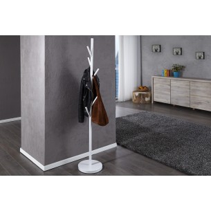 Porte-manteau design arbre en métal blanc Porte-manteau design arbre en métal blanc