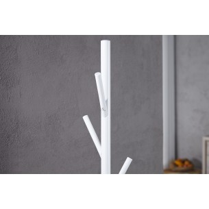 Porte-manteau design arbre en métal blanc Porte-manteau design arbre en métal blanc
