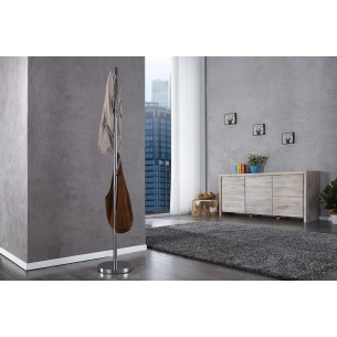 Porte-manteaux design arbre en métal chromé Porte-manteaux design arbre en métal chromé