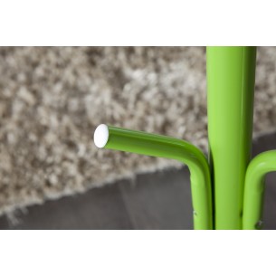 Porte-manteau en métal laqué vert Porte-manteau en métal laqué vert