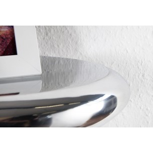 Étagère murale 5 pièces design LARME en aluminium argenté