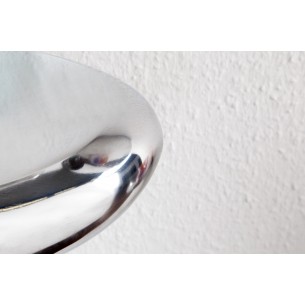 Étagère murale 5 pièces design LARME en aluminium argenté