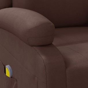Fauteuil de massage Marron Similicuir