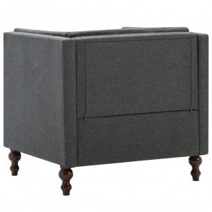 Fauteuil Gris foncé Tissu