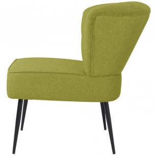 Chaise de cocktail Vert Tissu