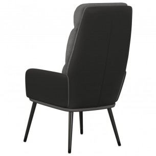 Chaise de relaxation Gris clair Tissu
