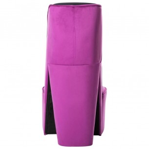 Chaise en forme de chaussure à talon haut Violet Velours Chaise en forme de chaussure à talon haut Violet Velours