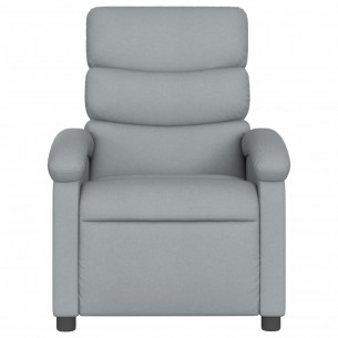 Fauteuil inclinable Gris clair Tissu