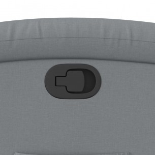 Fauteuil inclinable Gris clair Tissu