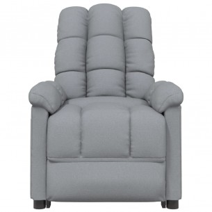 Fauteuil de massage Gris clair Tissu