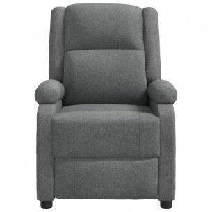 Fauteuil de massage Gris foncé Tissu