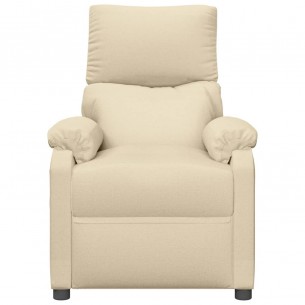 Fauteuil électrique de massage Crème Tissu