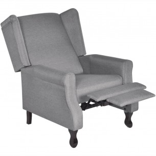 Fauteuil Gris Tissu