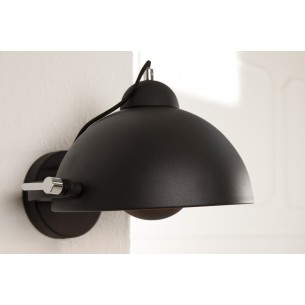 Applique murale en acier inoxydable coloris noir et or Applique murale en acier inoxydable coloris noir et or