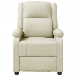 Fauteuil de massage Crème Similicuir