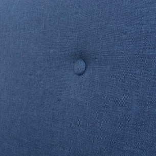 Fauteuil Bleu Tissu