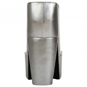 Chaise en forme de chaussure à talon haut Argenté Similicuir Chaise en forme de chaussure à talon haut Argenté Similicuir