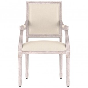 Chaise de canapé beige 54x59x99 cm lin