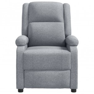 Fauteuil de massage Gris clair Tissu