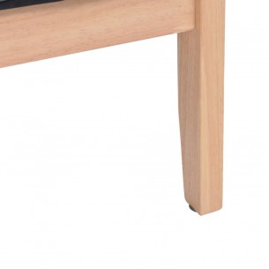 Canapé à 3 places Tissu Gris foncé
