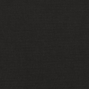 Repose-pied Noir 45x29,5x35 cm Tissu et similicuir