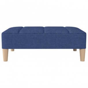 Repose-pied Bleu 78x56x32 cm Tissu