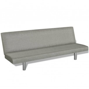 Canapé-lit Gris Polyester