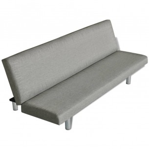 Canapé-lit Gris Polyester