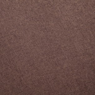 Canapé à 3 places Tissu Marron