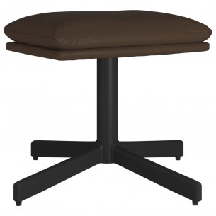 Repose-pied Marron 60x60x36 cm Similicuir