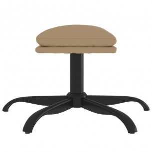 Repose-pied Cappuccino 60x60x36 cm Similicuir