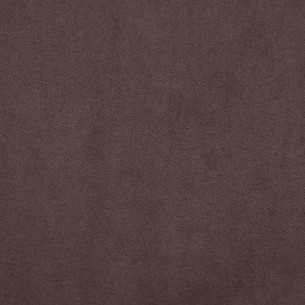 Chaise berçante avec repose-pied Marron Tissu
