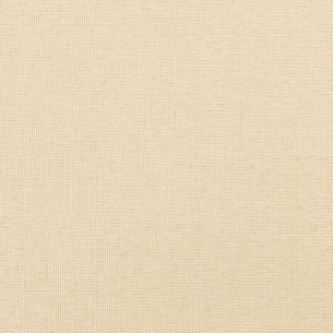 Repose-pied Crème 60x60x36 cm Tissu