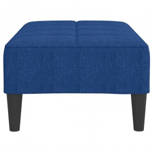 Repose-pied Bleu 78x56x32 cm Tissu