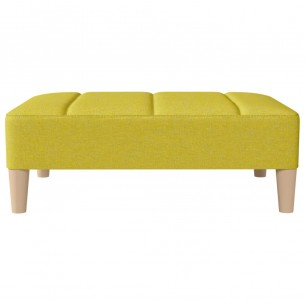Repose-pied Vert 78x56x32 cm Tissu