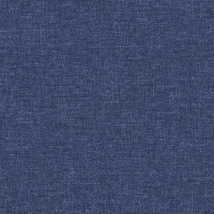 Repose-pied Bleu 60x60x36 cm Tissu et similicuir