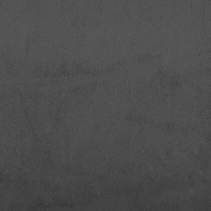 Canapé-lit à 2 places avec deux oreillers Gris foncé Velours