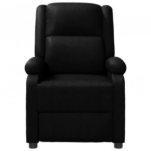Fauteuil de massage Noir Similicuir