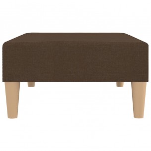 Repose-pied Marron 78x56x32 cm Tissu