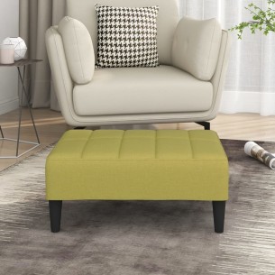 Repose-pied Vert 78x56x32 cm Tissu