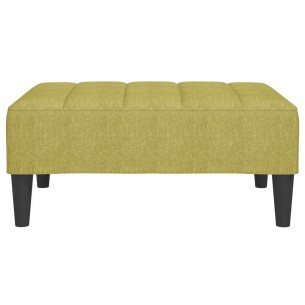 Repose-pied Vert 78x56x32 cm Tissu