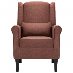Fauteuil Marron Tissu