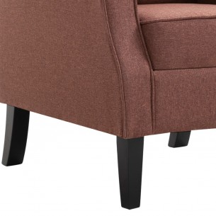 Fauteuil Marron Tissu