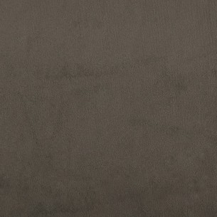 Repose-pied Gris foncé 60x60x35 cm Tissu microfibre
