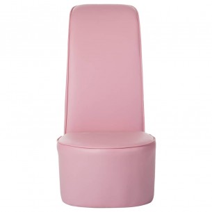 Chaise en forme de chaussure à talon haut Rose Similicuir Chaise en forme de chaussure à talon haut Rose Similicuir